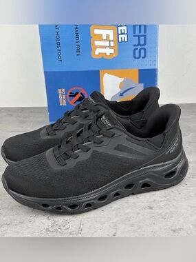 Skechers Men's Glide Step Sneaker Hands Free Swift Fit Memory Foam Insole Sz 8